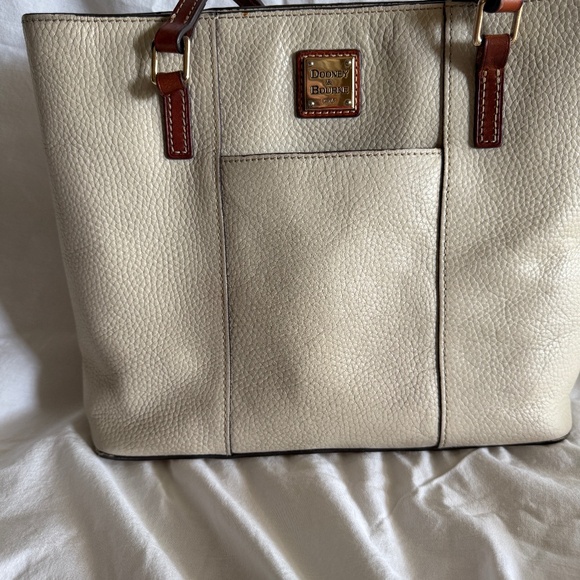 Dooney & Bourke, Small Lexington tote, Cream - Picture 1 of 3